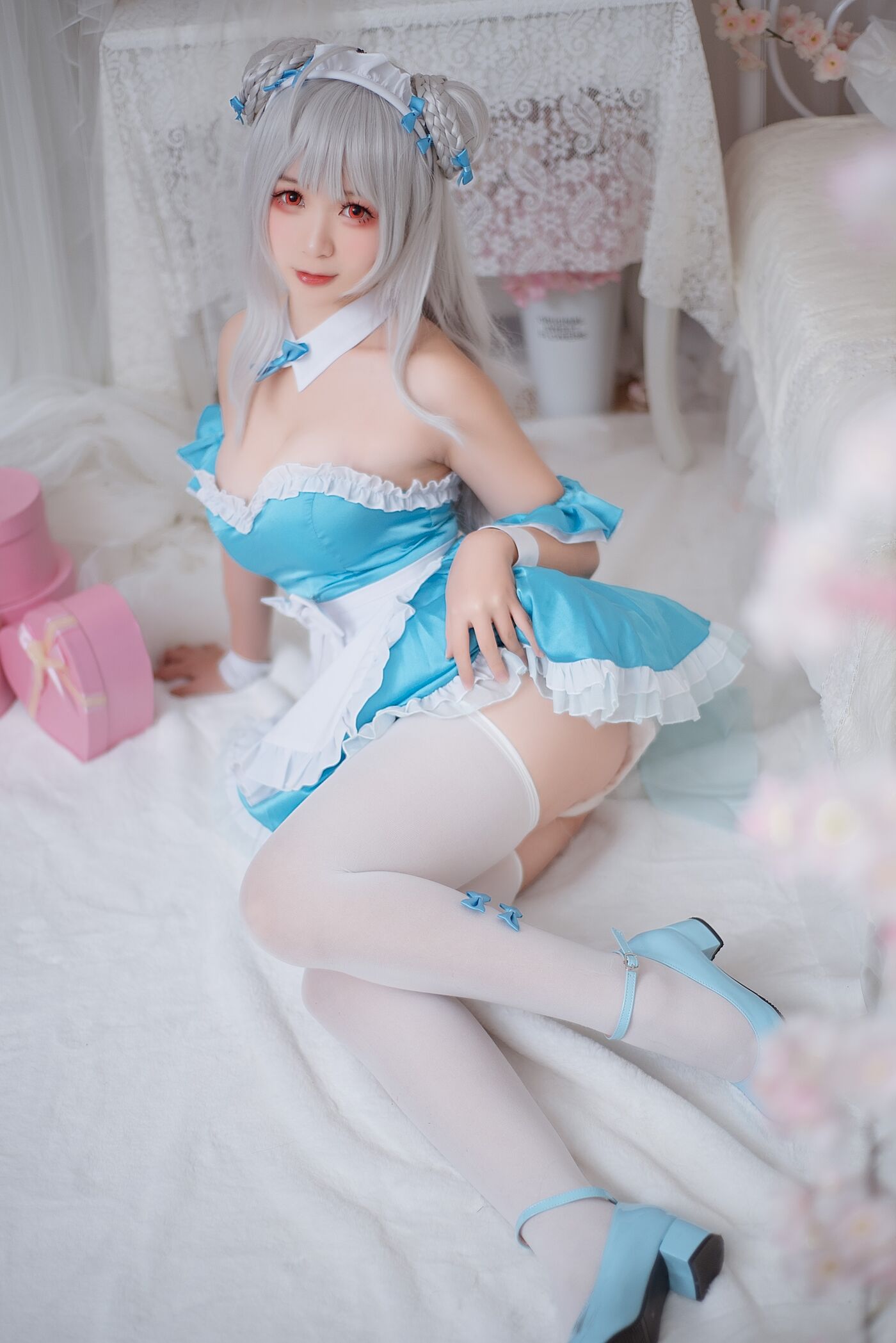 樱落酱 NO.012 小天鹅女仆 [13P]插图7